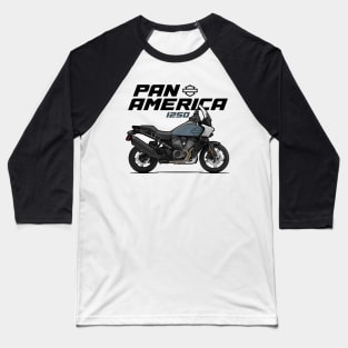 Pan America 1250 - Grey Baseball T-Shirt